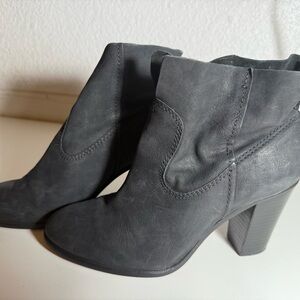 Vince Camuto Charcoal Heeled Boots